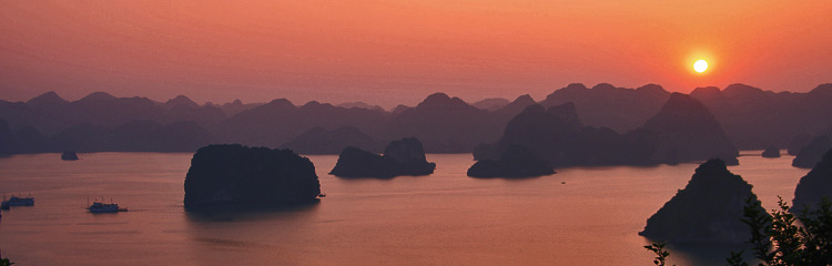 HaLong, wo der Drache landete