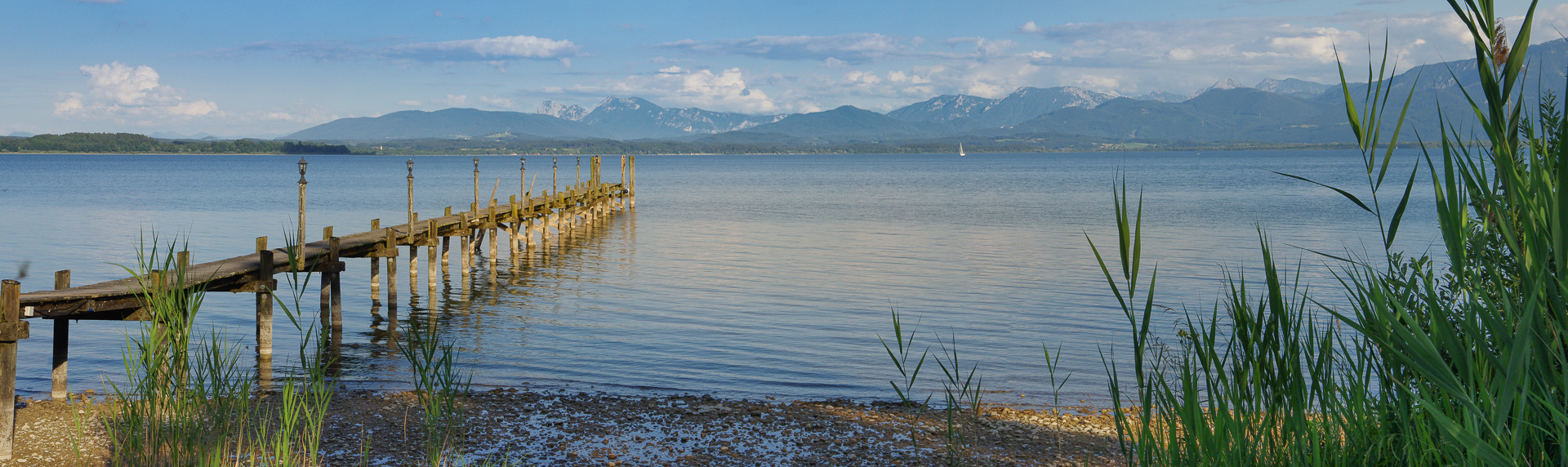 Die Herreninsel und die Fraueninsel im Chiemsee